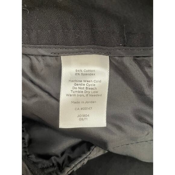 Talbots Size 10 Petite Womens Dress Pants Black Curvy CA#23147 Hook Bar Closure - Picture 5 of 9